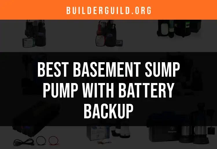 15 Reliable Basement Sump Pumps With Battery Backup
